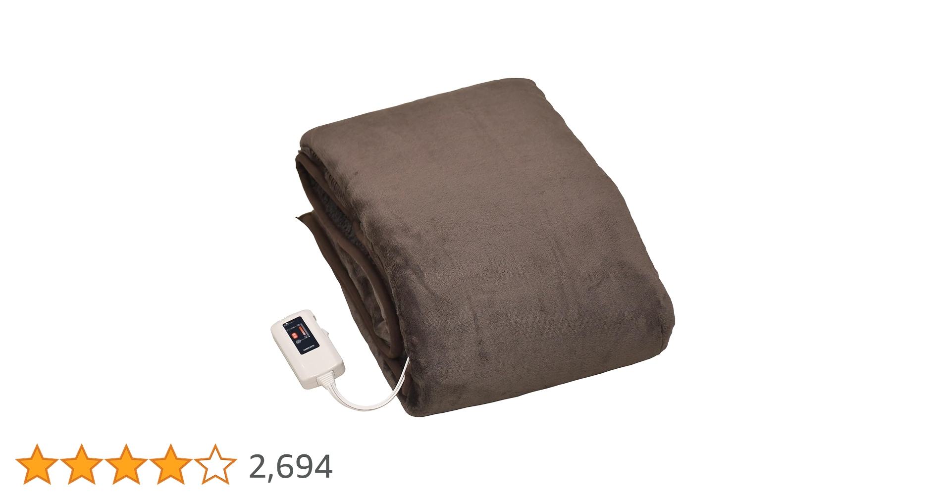 Amazon | [山善] ふわふわもこもこ 電気掛・敷毛布 (丸洗い可能